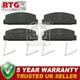 Rear Brake Pads Set Fits Mazda 6 2002-2013 5 2005-2010 323 1989-2004