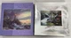 2 Kinkade Puzzles Rock Of Salvation 1000 Pcs & Hidden Arbor 500 Pcs  Complete
