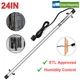 MAXSafes Gun Safe Dehumidifier Rod Dry Silver Rod Easy Installation Plug-in 24In