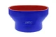 HPS Oval to 5" Round Silicone Reducer For 07-14 Ford Mustang Shelby GT500 Blue
