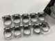 (10) Ideal 5208051 Worm Gear Hose Clamp, SAE Size # 08, 7/16" To 1"