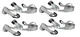 4~Keeper 1.5" W X 14' L Gray Tie Down w/Ratchet 3000 lb Break Strength Cap. 1 pk