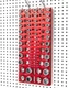 56 Thread Checker, VEXTHYX 30 Standard and 26 Metric nut Bolt Red 
