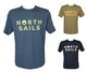 SG Men's NORTH SAILS T-shirt Crew Neck Short Sleeve Pure Cotton Articol