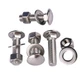 KOSJETHAS 10 Sets 1/4-20 x 1 Carriage Bolts x 1" (10 Sets), Silver 