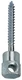 Dottie SSW38S Rod Hanger 1/4" Steel 2" Length 3/8-16 Thread Side Mount