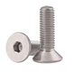 MewuDecor 5/16-18 x 1" Flat Head Socket Cap Screws x 1", Silver 