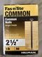 HILLMAN Bright Finish Common Nails 2-1/2&rdquo; 8d 1-Lb. 461357