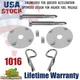 A Pair Universal Steel Hood Pin Clip Kit Hair-Pin Style chrome plated 4" long