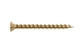 PAM WCYZ8114 Yellow Zinc  Coarse Thread Collated 8x1-1/4" Screw,1000 Screws/Box
