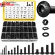 2200PCS M2 M3 M4 M5 Metric Screws Assortment Kit, Hex Socket Button Head Assorte