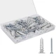 42PCS Self Drilling Drywall Anchors Heavy Duty Dry Wall Anchors and Screws Kit