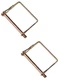 Double HH Mfg 41980  2ct  5/16" x 2-1/4" Square Wirelock Hitch Pins - 10 Packs