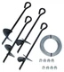 Tie Down Engineering 59075 Eye Anchor Kit Storage Building