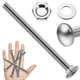 EASTPUK (7 Sets) 5/16-18 x 4 Carriage Bolts with Nuts x 4", Silver 