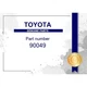 Genuine Toyota Disc Wheel Balance Weight - Factory Original Part Genuine Toyota Disc Wheel Balance Weight - Factory Original Part
