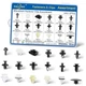 OAUTOO 180pcs for Mitsubishi Body Interior and Exterior Retainer Fastener Clip 
