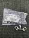 (QTY 10) National Hardware N222-687 3032BC Double Bolt Snap in Nickel