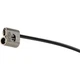 7PC HEYCO S6408 Crimp Lock PVC Coated SS Cable Tie, 8"L, Black, 100/Pack
