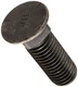 The Hillman Group 260123 5/8-Inch x 2-Inch Plow Bolts 25-Pack  black
