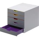 Durable 760527 VARICOLOR 5 - 7605 Grey Chest of Drawers DIN A4, DIN C4, Folio, Le