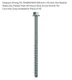 Simpson THDB62100H Titen HD 5/8 in. x 10 in. Heavy-Duty Screw Anchor (10-Qty)