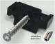 60 pieces Trex Hideaway Universal Hidden Fasteners w/ Torx  Head Screws + Driver