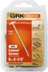 GRK 120660#8 by 2-1/2" White Cabinet Screw Handy Pak, (1 Pack of 80)