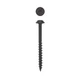 Highpoint 10 x 3/4  Round Washer Head Woodworking Screws Black Oxide 100 pc