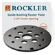 Rockler Guide Bushing Router Plate - Router Plate Features 1-1/4&rdquo; Center O