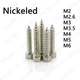 M2 M3 M4 M5 M6 Nickeled 8.8 Steel Allen Hex Socket Cap Head Sheet Metal Screws