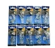 10 Pack 40 Piece Hillman Mirror Holders 122313 Clear Hanging 1/4" Thickness