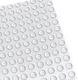 RUTICH Small Door Bumpers Self-Adhesive Clear Rubber Feet 6*1.5- 100, 