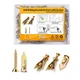 Jyphorixal 160 PCS Drywall Self Drilling Anchors 160Pcs 0.47X1.18inch, yellow