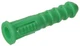 Hillman 370332 Ribbed Plastic Anchor 12-14-16 X 1-1/2-Inch Green 50-Pack