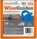 Deckwise Deck Board Spacers, 1/8" Gap Spacing, 20pcs