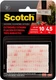 Scotch All-Weather Interlocking Fasteners Clear 2 Sets of 1 x 3 Inches, Strips 