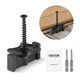VEVOR 1000PCS Hidden Deck Fasteners Composite Decking Universal T Clips Black