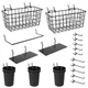 G.CORE Pegboard Organizer Accessories 18 Pack, Peg Board Hooks Assortment Org...