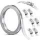 Stainless Steel Hose Clamps Large Worm Gear Duct Pipe Hose Clamp Assortment K...