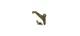 Deltana ZHRBB325U5 Handrail Brackets, Zinc 3-1/4" Projection in Antique Brass