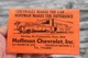 Vintage OK USED CARS Chevrolet License holder auto used cars & Trucks
