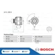 Fits Trafic Laguna Master Vivaro Movano Primastar V40 Alternator Bosch