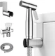 Arofa Handheld Toilet Bidet Sprayer for 1 Pack, Brushed Nickel 