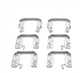 Trex Transcend Rail Gasket Pack in Horizontal in 0&deg; Classic White SKU: WT00HGAS