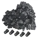 TOVOT 200 PCS 5/16" Nylon Cable Clamps Assortment R-Type Clips Black 