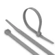 14 Inch Grey Nylon Zip Ties (Wire, Cable Ties) - Strong - Indoor and Outdoor ...