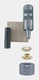 General Tools GROMMET KIT 71264 Brass 12 pcs 1/2" Dia. Repair Canvas Tent Covers