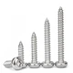 HanTof 100Pcs Torx/Star Drive Pan Head Self Tapping Wood Screws, 18-8 (304) S...