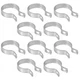 2-3/8 In. Chain Link Fence Silver Galvanized Steel Brace Band with Bolt and Nut